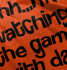 Watching the Game Toddler Pullover Hoodie-Direct To Garment Print-Brisco Baby