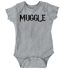 Muggles Romper Bodysuit-Direct To Garment Print-Brisco Baby