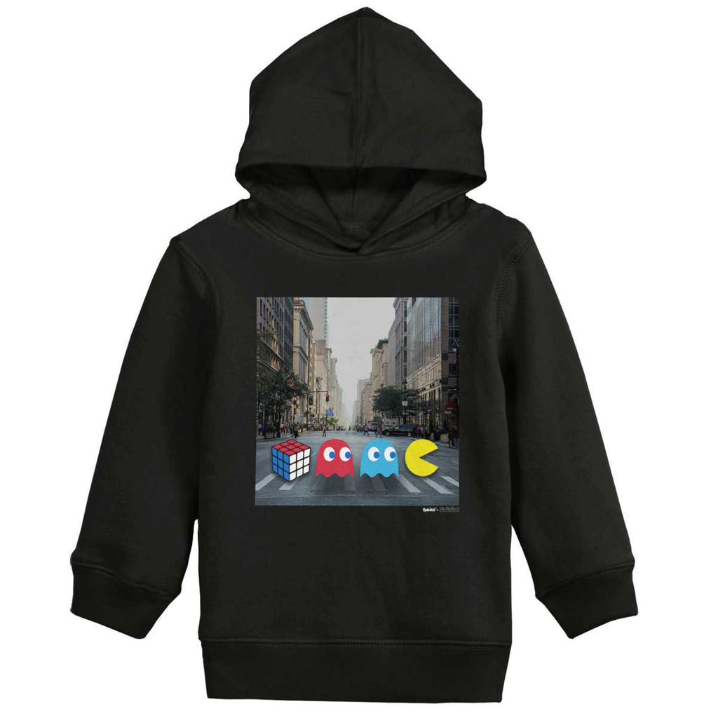 The Beatles Pac-Man Toddler Pullover Hoodie-Direct To Garment Print-Brisco Baby