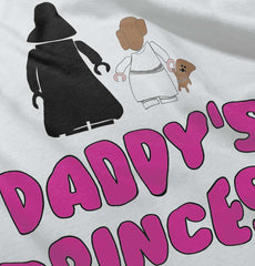 Daddy's Princess Romper Bodysuit-Direct To Garment Print-Brisco Baby