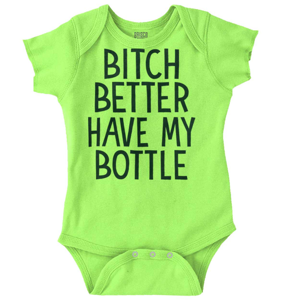My Bottle Romper Bodysuit-Direct To Garment Print-Brisco Baby