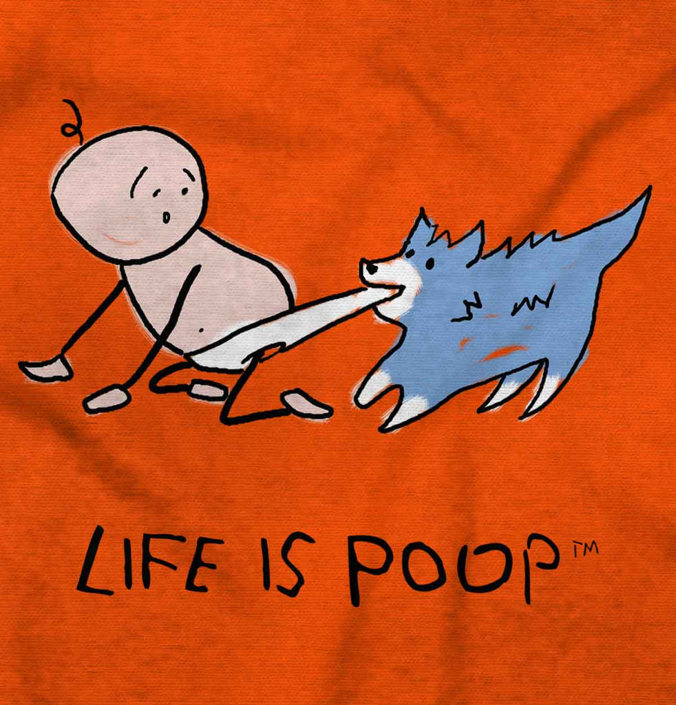 Dog Pull Romper Bodysuit-Direct To Garment Print-Brisco Baby