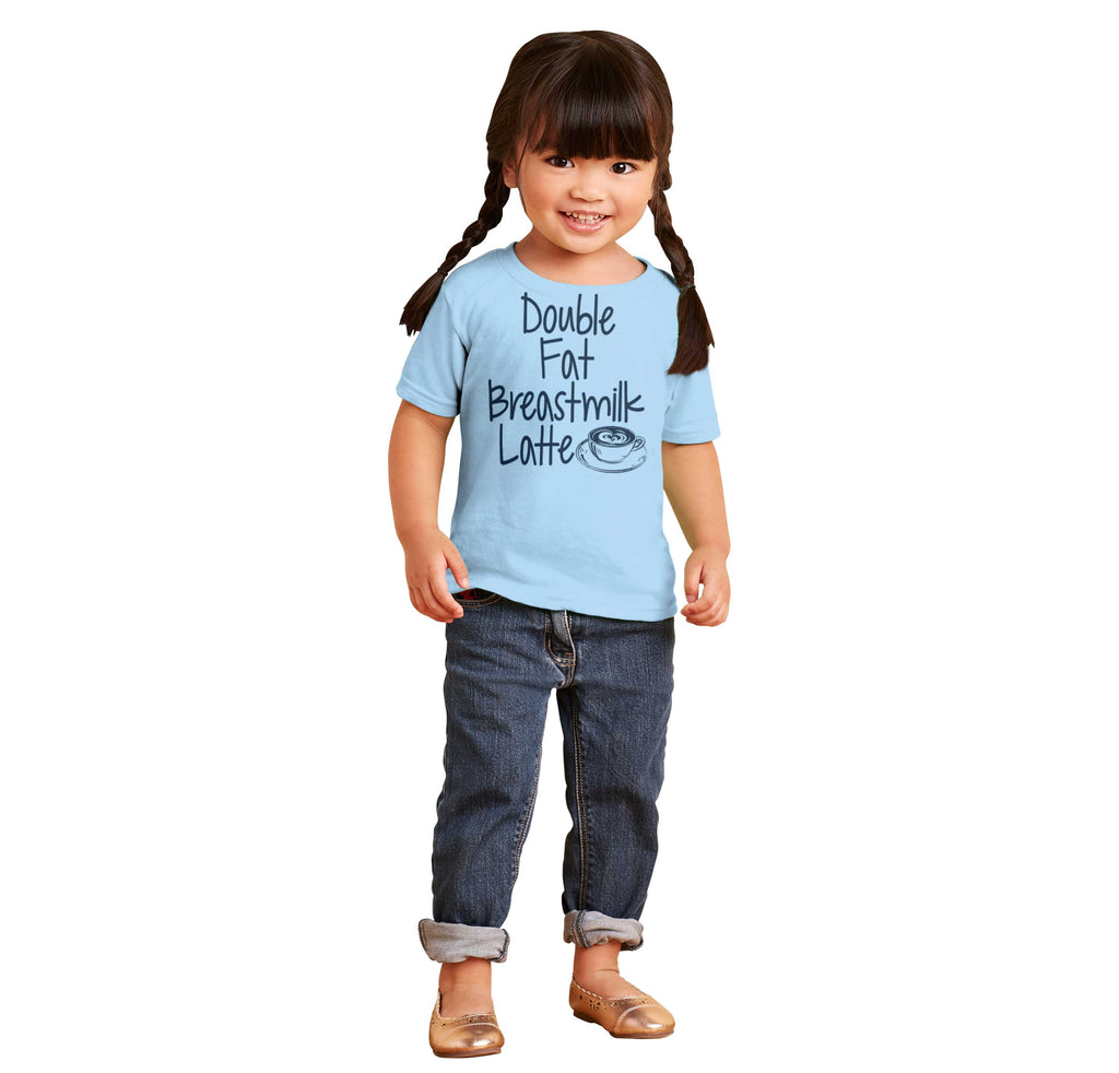 Breastmilk Latte Infant Toddler T Shirt-Direct To Garment Print-Brisco Baby