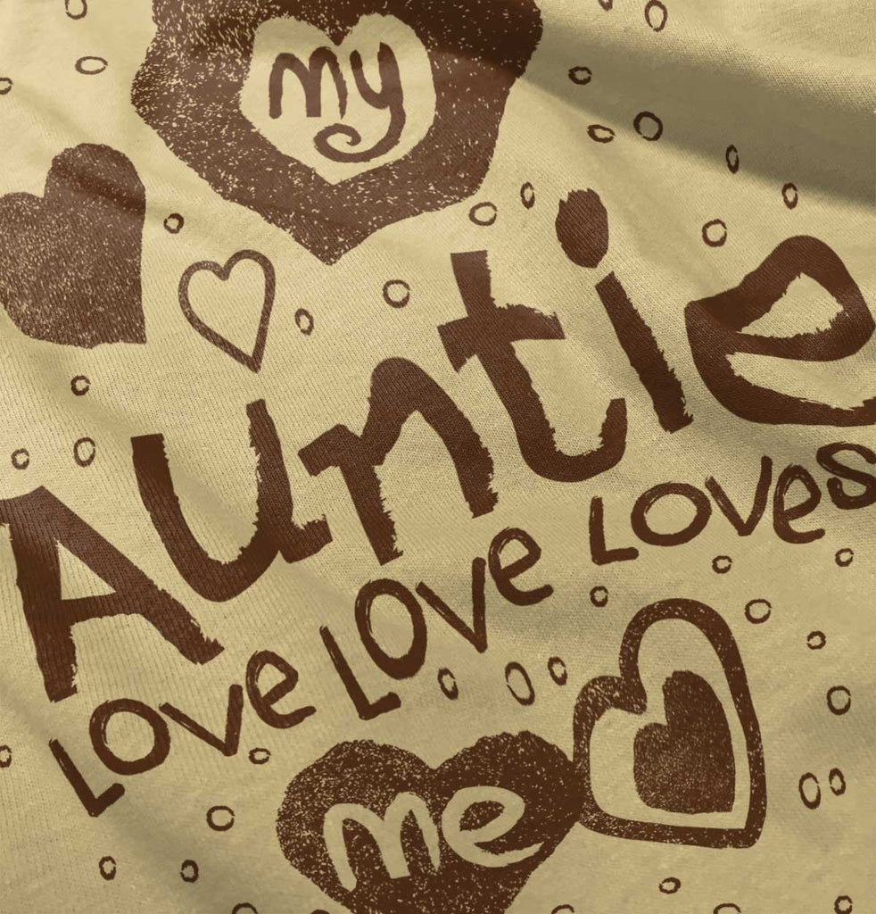 Auntie Loves Me Romper Bodysuit-Direct To Garment Print-Brisco Baby