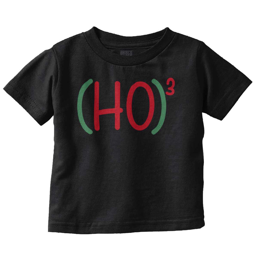 Ho Ho Ho Infant Toddler T Shirt-Direct To Garment Print-Brisco Baby