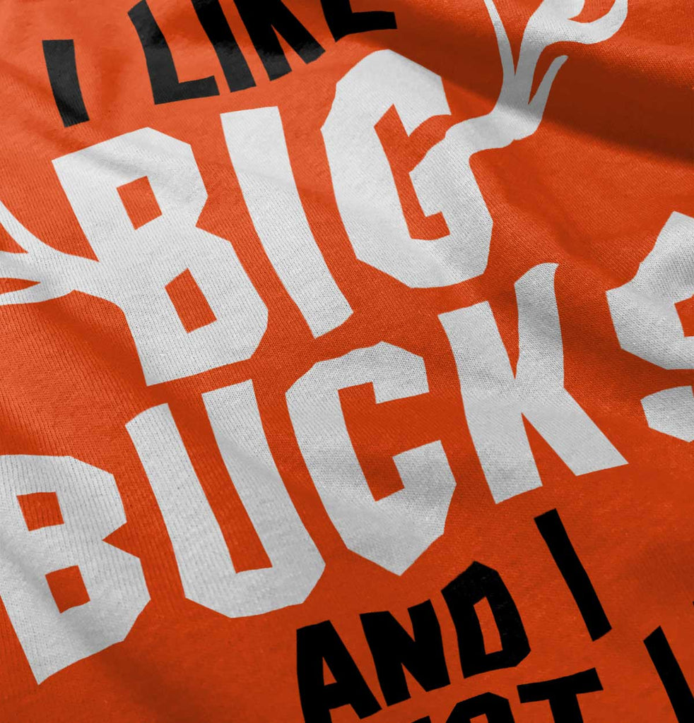 I Like Big Bucks Toddler Pullover Hoodie-Direct To Garment Print-Brisco Baby