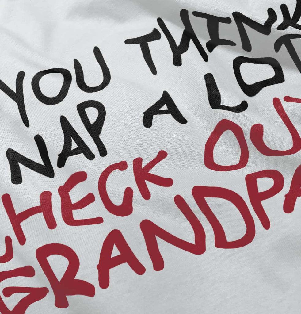 Check Out Grandpa Infant Baby Bib-Direct To Garment Print-Brisco Baby