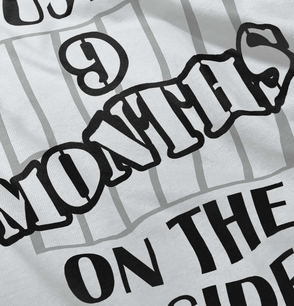 9 Months On The Inside Infant Toddler T Shirt-Direct To Garment Print-Brisco Baby