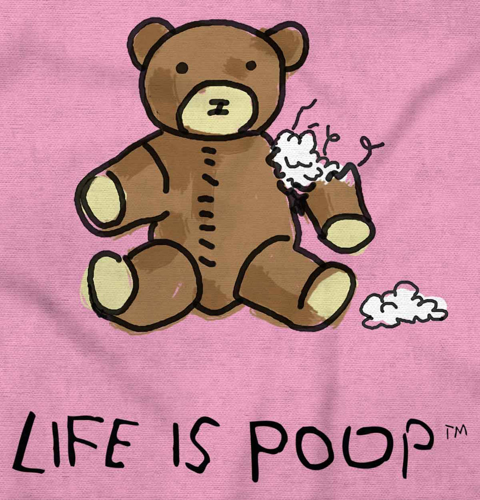 Ripped Teddy Bear Infant Toddler T Shirt-Direct To Garment Print-Brisco Baby