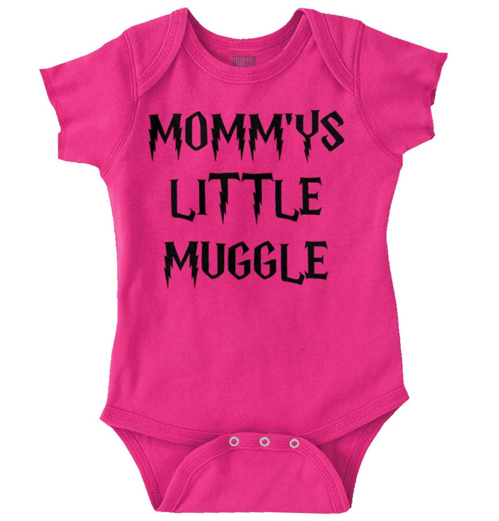 Mommy's Little Muggle Romper Bodysuit-Direct To Garment Print-Brisco Baby