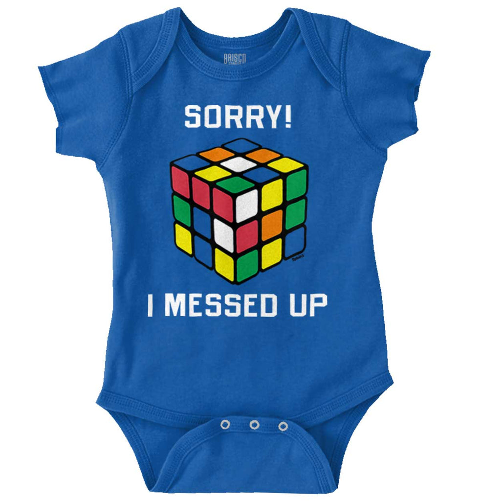 Sorry Messed Up Romper Bodysuit-Direct To Garment Print-Brisco Baby