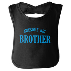 Awesome Big Brother Infant Baby Bib-Direct To Garment Print-Brisco Baby