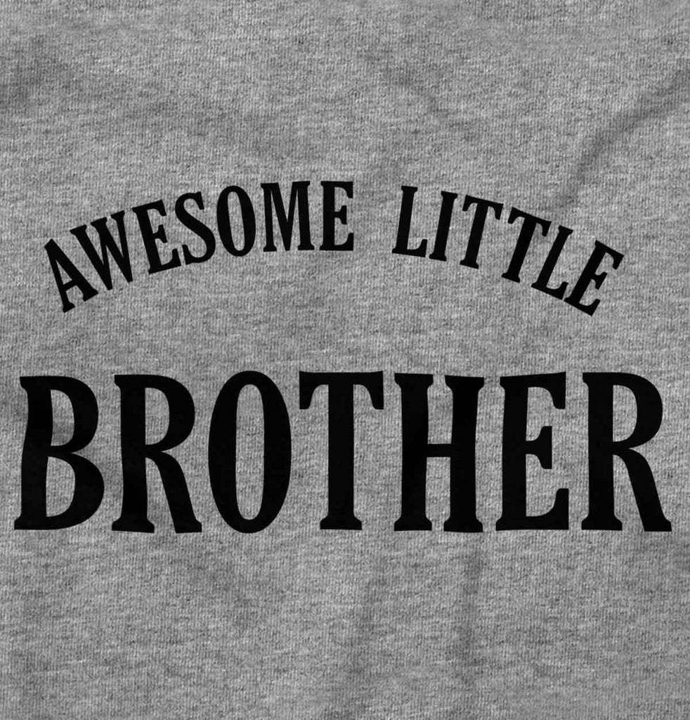 Awesome Little Brother Romper Bodysuit-Direct To Garment Print-Brisco Baby