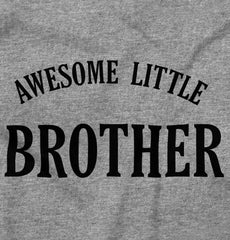 Awesome Little Brother Romper Bodysuit-Direct To Garment Print-Brisco Baby