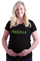 Pregzilla Maternity T-Shirt-Direct To Garment Print-Brisco Baby
