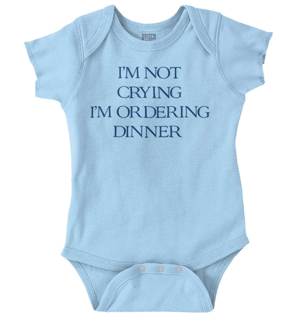 I'm Not Crying Romper Bodysuit-Direct To Garment Print-Brisco Baby