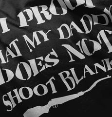 Shoot Blanks Infant Baby Bib-Direct To Garment Print-Brisco Baby