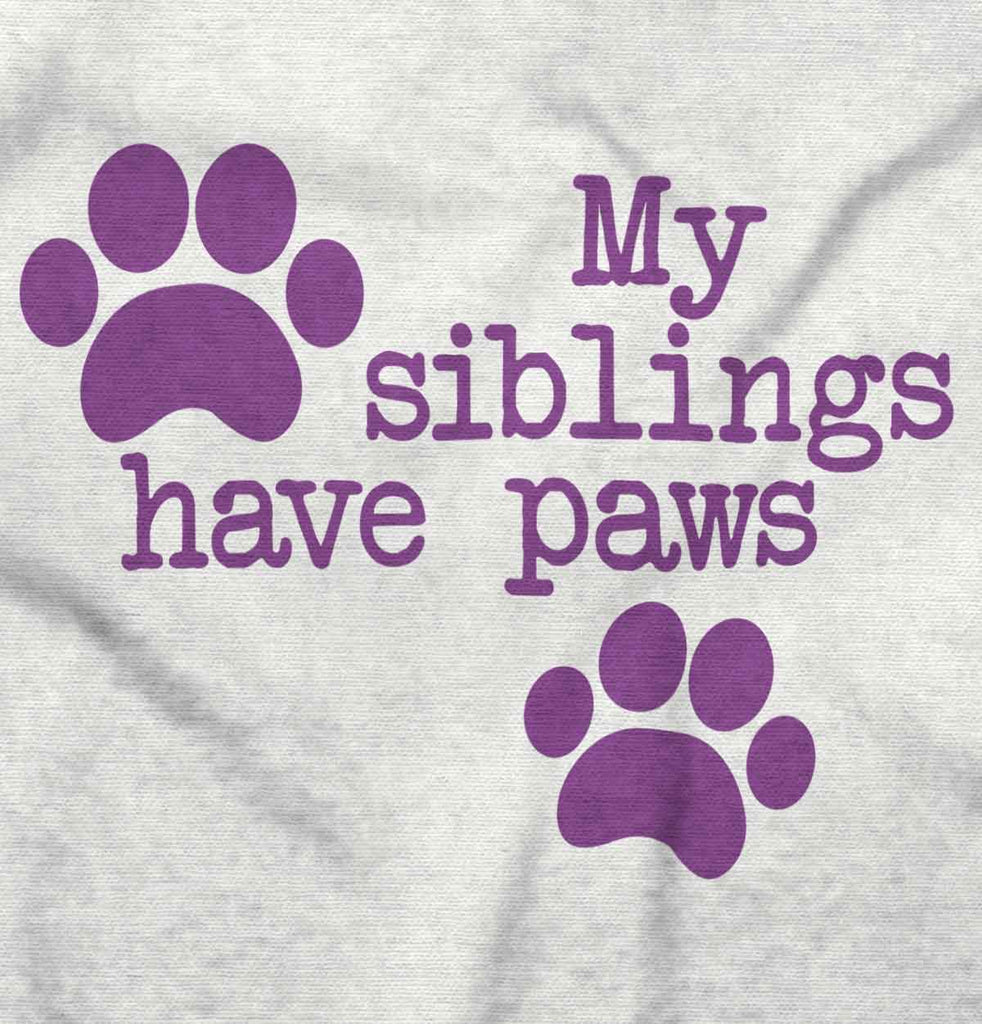 Siblings have paws Solid Baby Infant Dress-Direct To Garment Print-Brisco Baby