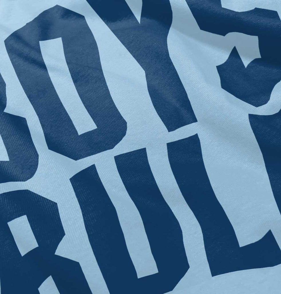 Boys Rule Infant Baby Bib-Direct To Garment Print-Brisco Baby