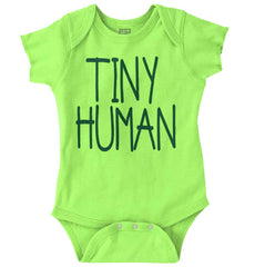 Tiny Human Romper Bodysuit-Direct To Garment Print-Brisco Baby