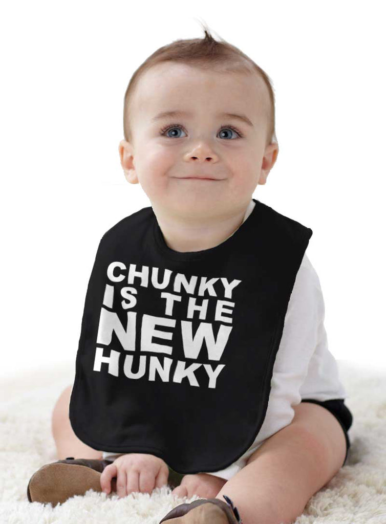 New Hunky Infant Baby Bib-Direct To Garment Print-Brisco Baby