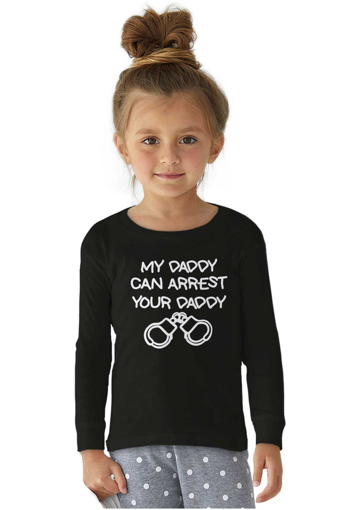 Arrest Your Daddy Solid Baby Pajama Top-Direct To Garment Print-Brisco Baby