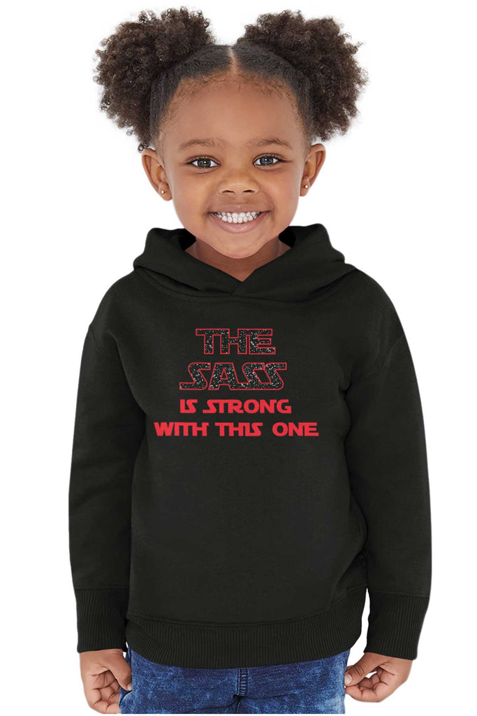 Sass Is Strong Toddler Pullover Hoodie-Direct To Garment Print-Brisco Baby