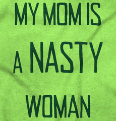 Nasty Woman Romper Bodysuit-Direct To Garment Print-Brisco Baby