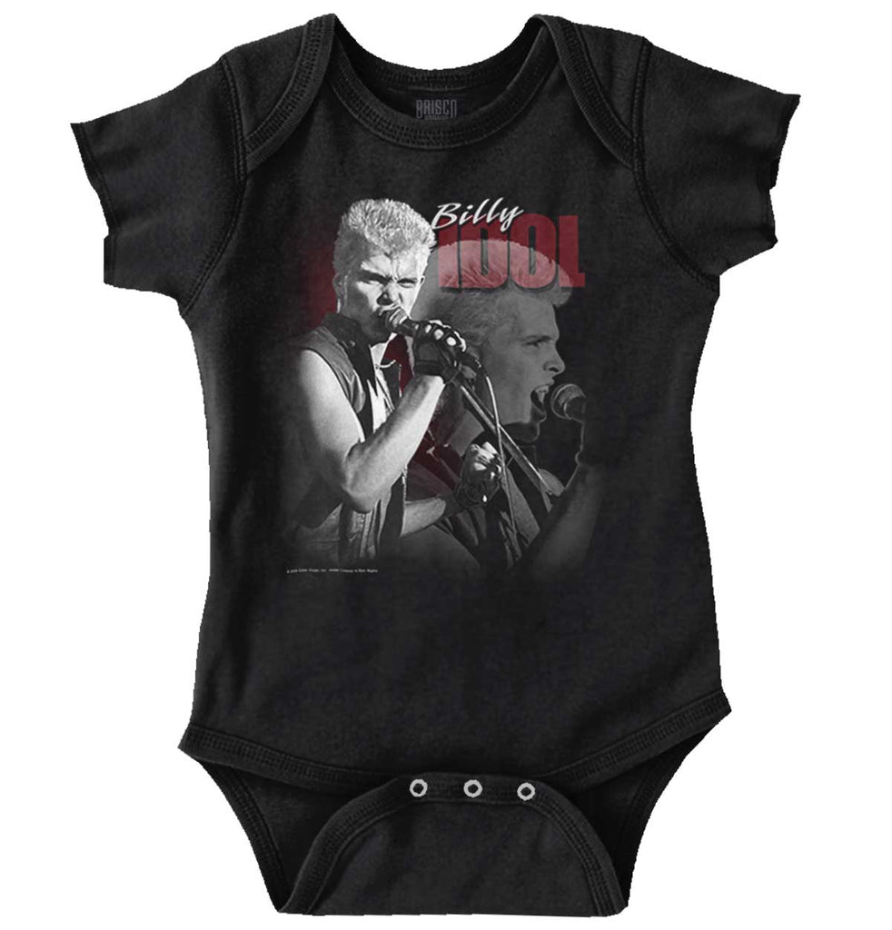 Graphic Idol Romper Bodysuit-Direct To Garment Print-Brisco Baby