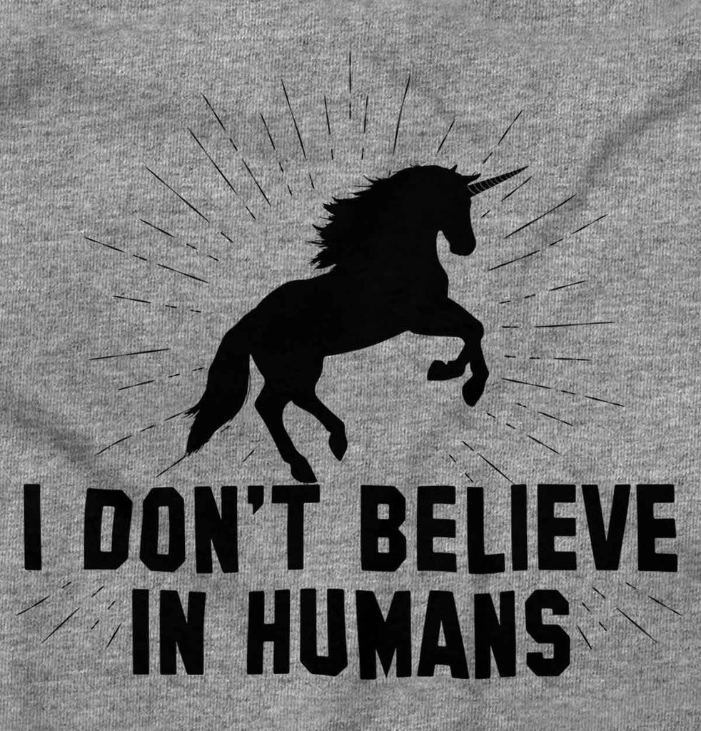 Don't Believe In Humans Infant Toddler T Shirt-Direct To Garment Print-Brisco Baby