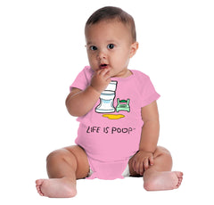 Potty Train Romper Bodysuit-Direct To Garment Print-Brisco Baby