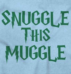 Snuggle This Muggle Romper Bodysuit-Direct To Garment Print-Brisco Baby