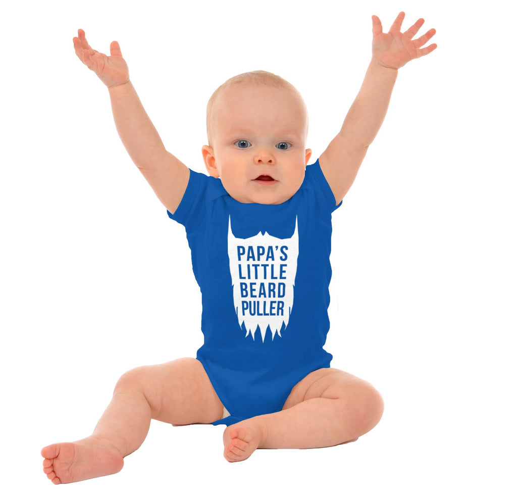 Papa's Little Bread Puller Romper Bodysuit-Direct To Garment Print-Brisco Baby