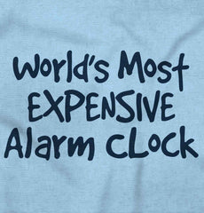 Alarm Clock Romper Bodysuit-Direct To Garment Print-Brisco Baby