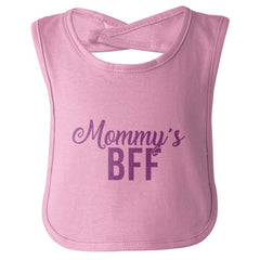 Mommy's BFF Infant Baby Bib-Direct To Garment Print-Brisco Baby