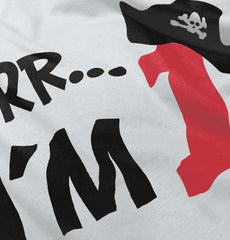 Arr I'm 1 Infant Toddler T Shirt-Direct To Garment Print-Brisco Baby