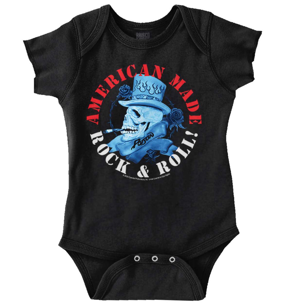 American Made Romper Bodysuit-Direct To Garment Print-Brisco Baby