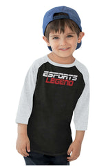 Sports Legend Professional Gamer Toddler Baseball-Direct To Garment Print-Brisco Baby
