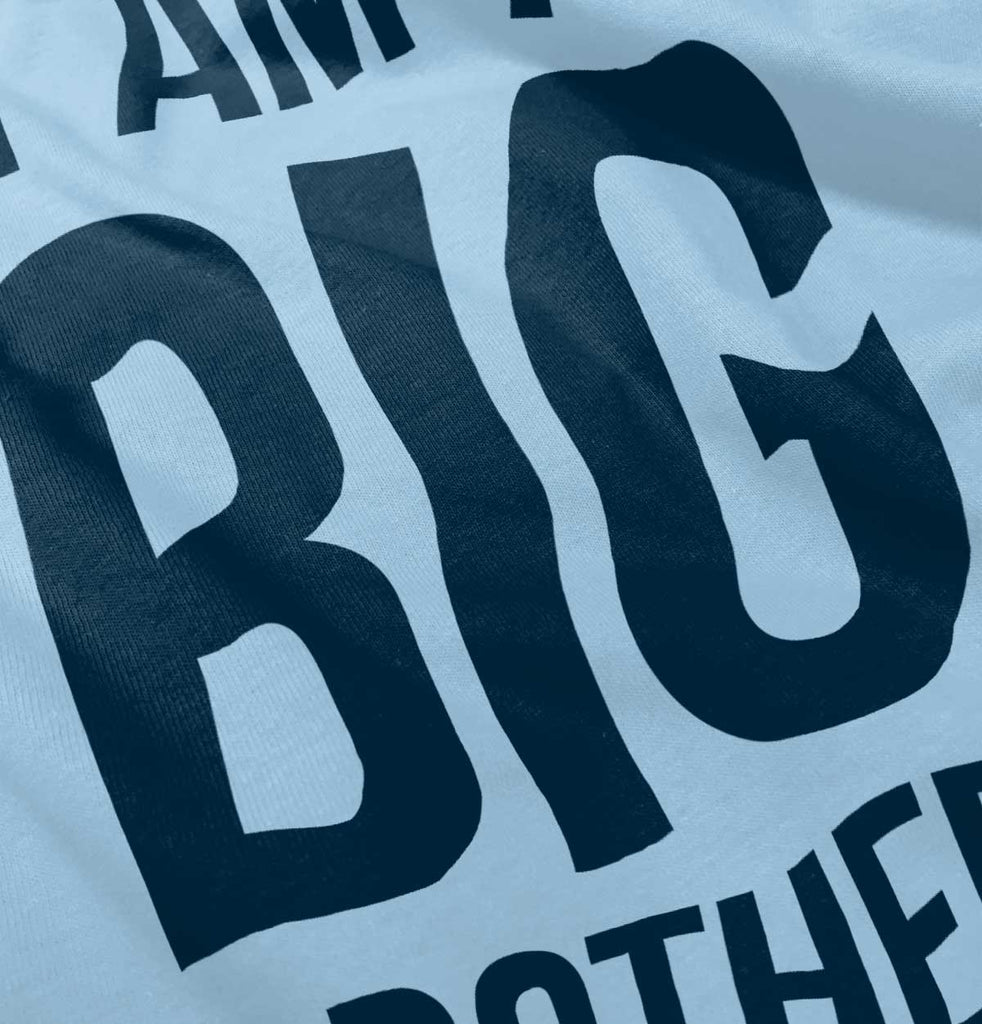 I Am A Big Brother Romper Bodysuit-Direct To Garment Print-Brisco Baby