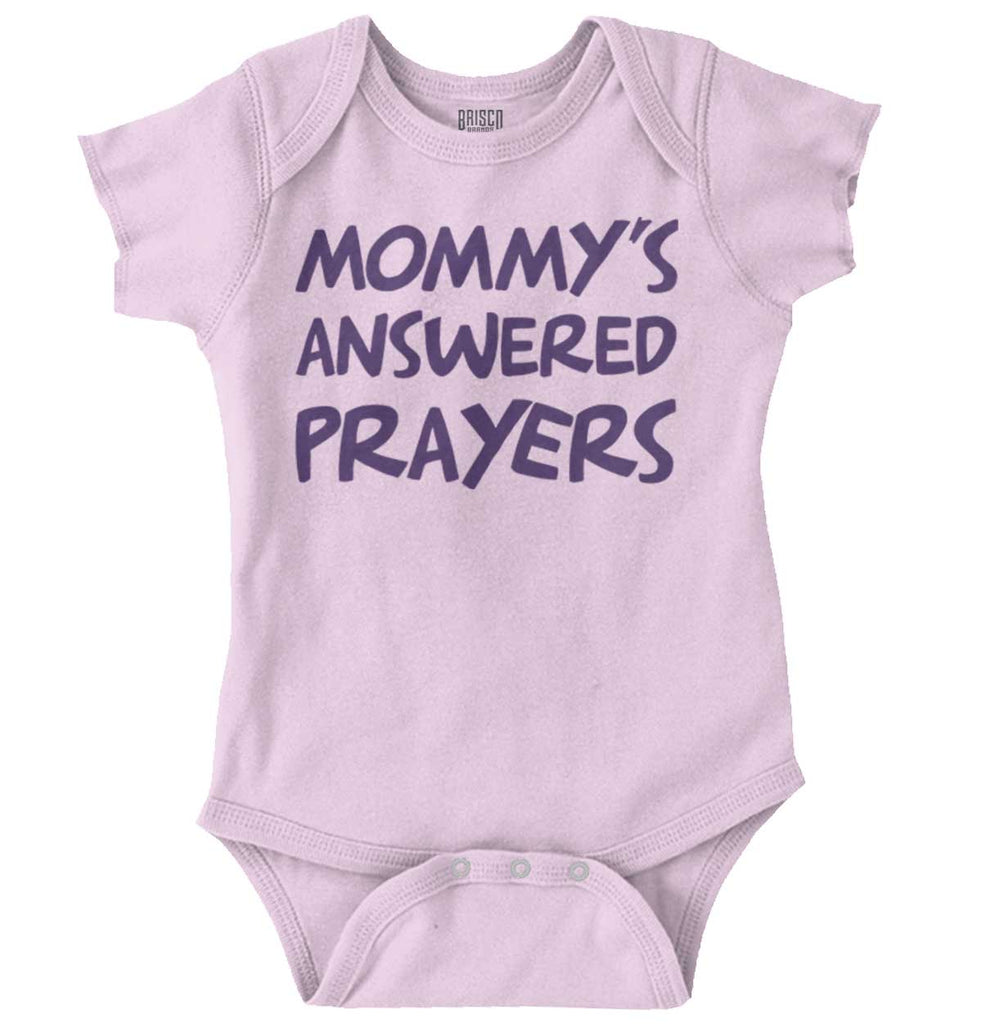 Mommy's Answered Prayer Romper Bodysuit-Direct To Garment Print-Brisco Baby