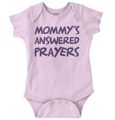 Mommy's Answered Prayer Romper Bodysuit-Direct To Garment Print-Brisco Baby