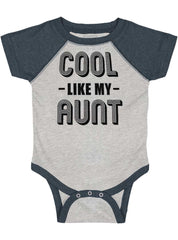 Aunt is Single Raglan Romper Bodysuit-Direct To Garment Print-Brisco Baby