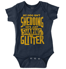 Glitter Dog Romper Bodysuit-Direct To Garment Print-Brisco Baby