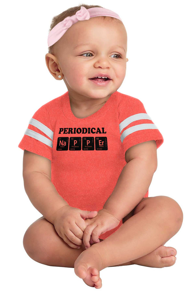 Nap Periodically Football Romper Bodysuit-Direct To Garment Print-Brisco Baby