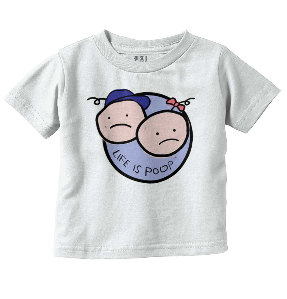 Boy and Girl Logo Infant Toddler T Shirt-Direct To Garment Print-Brisco Baby