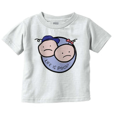 Boy and Girl Logo Infant Toddler T Shirt-Direct To Garment Print-Brisco Baby