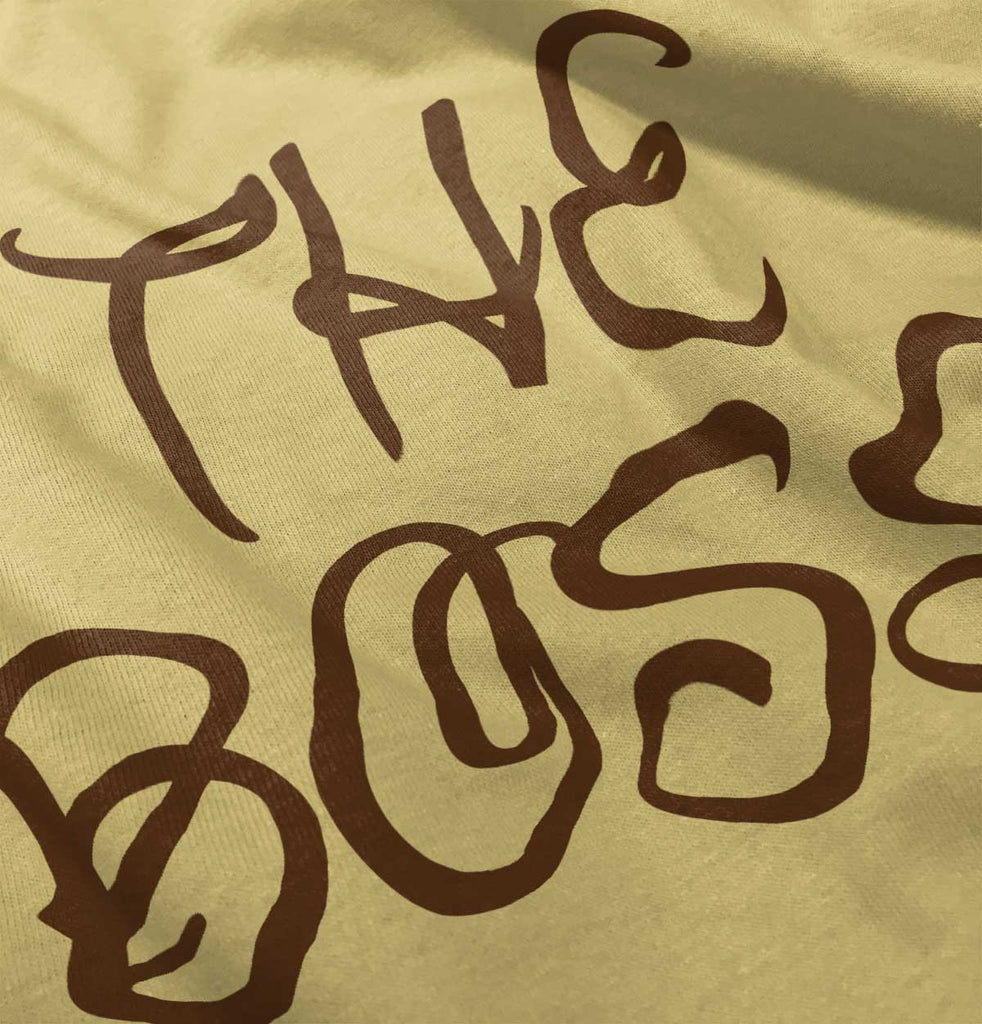 The Boss Infant Toddler T Shirt-Direct To Garment Print-Brisco Baby