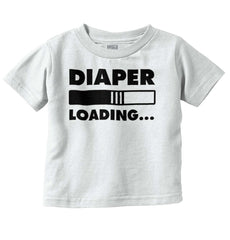 Loading Diaper Infant Toddler T Shirt-Direct To Garment Print-Brisco Baby
