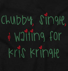 Waiting For Kris Kringle Infant Baby Bib-Direct To Garment Print-Brisco Baby