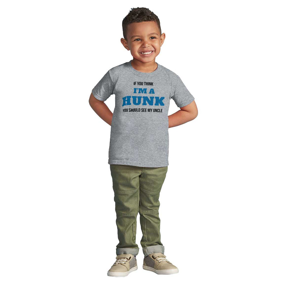 I'm A Hunk Infant Toddler T Shirt-Direct To Garment Print-Brisco Baby